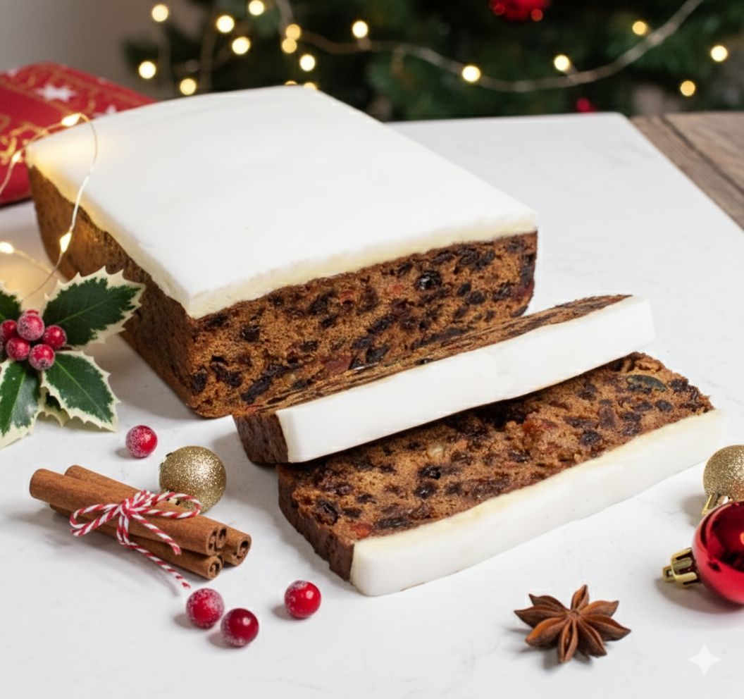Luxe Ambachtelijke Kerstfruitcake