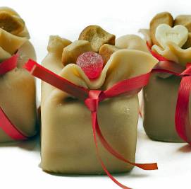 De zak van Sinterklaas petit four