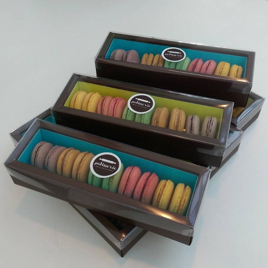 Doos met 12 macarons