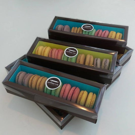 Doos met 12 macarons